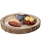 Vintiquewise Wood Tree Bark Indented Display Tray Serving Plate Platter Charger - 18 Inch Dia QI003840-18 - alternate 1